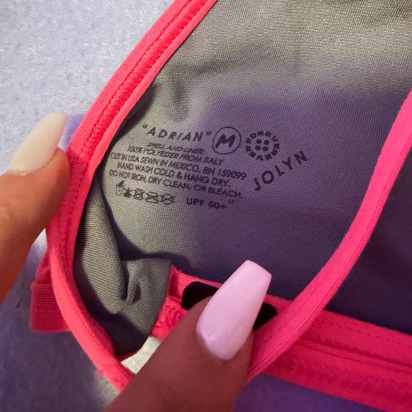 JOLYN adrian bikini top Size M -Color Hot pink - Picture 4 of 4
